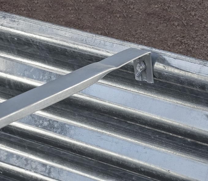 Arrow Sheds GrowIT Galvanized Steel Raised Flower and Plant Bed for The Garden or Greenhouse 72 x 36 x 17