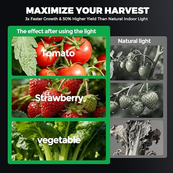 LED Grow Light | 2.8 μmol/J High Efficiency | Full Spectrum (660nm Red + 730nm IR) | IP65 Waterproof | 0-10V Dimmable | for Commercial Horticulture &amp Indoor Farming