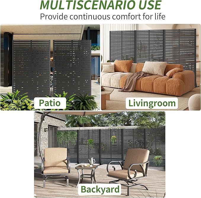 Metal Raise Garden Bed with Trellis Outdoor Indoor 73'' Tall Planter Box with Wheels Large Planter with Drainage Holes &amp Lockable Casters for Climbing Plants Vegetables Vines (Square A)