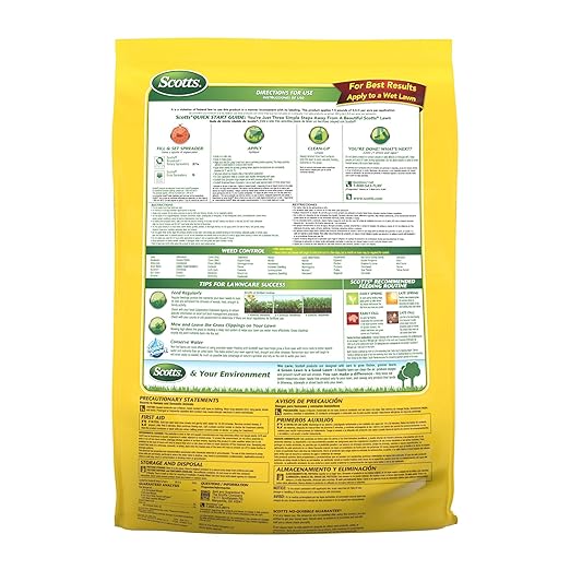 Scotts Turf Builder Weed and Feed3 - Weed Killer Plus Lawn Fertilizer Controls Dandelion and Clover Grass Fertilizer For Up To 5000 sq. ft. 14.29 lbs.