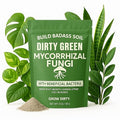 Dirty Green Microbe Blend Mycorrhizal Fungi &amp Beneficial Bacteria Inoculant – 4 oz Powder 1000 Spores/g Organic Root Booster for All Plants (No Fillers)