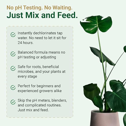 1L Gold Leaf All-in-One Liquid Fertilizer – pH Balanced Instantly Dechlorinates No Additives Needed – for Soil Hydroponics &amp Coco – Bigger Blooms Higher Yields Complete Plant Nutrition