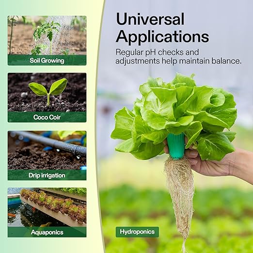 VIVOSUN pH Up &amp pH Down Kit 1 Quart Each pH Control Kit for Balanced pH Level and Optimal Nutrient Uptake pH Adjuster Liquid Fertilizer for All Plants and All Growing Systems