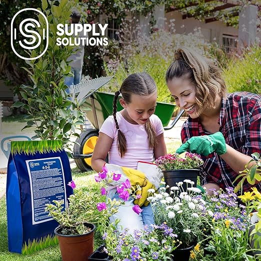 Supply Solutions 4-3-2 Nutri-Proganic Pellets Fertilizer - Ideal for Vegetable Garden Fruit trees and House Plants - All Purpose Chicken Manure Fertilizer for Indoor and Outdoor Variety of Food Crops