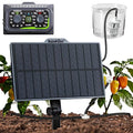 RAINPOINT Easy-Setup SolarRechargeableUSB-C Powered Automatic Drip Irrigation Kit System for Garden Outdoor/IndoorPlant Waterer Device Balcony Patio Grow Tent Greenhouse Indoor Water 10-20 Plants