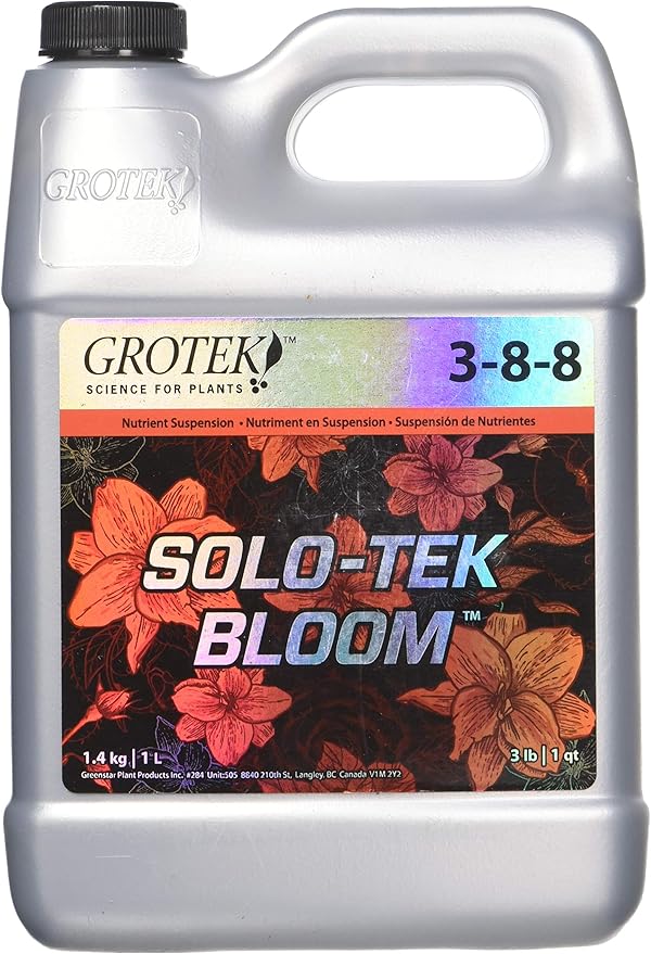 Grotek GT10104364 Solo Tek Bloom Plant Nutrient 1L