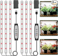 3-Bar Grow Light Strips for Indoor Plants 16 Full Spectrum Plant Lights 6500K Sunlike Grow Lights with 6/12/18H Timer 5-Level Dimmable for Indoor Growing(2 Pack)