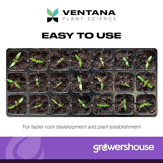 Clonex 100ml Cloning Gel &amp OrganiPlug Seed and Cutting Plugs Bundle - Pre-Filled Tray with 50 Plugs for Plant Propagation and Rooting