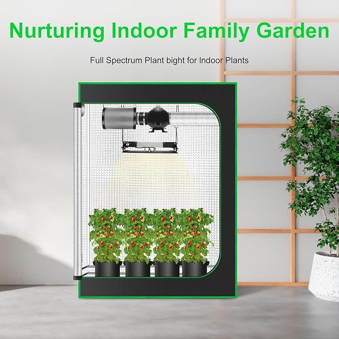 MELONFARM 100W LED Plant Grow Light Meets Plant Growth Requirements Multi-Angle Adjustable Hanging Design Suitable for Various Growing scenarios