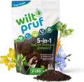 Wilt-Pruf® 5-in-1 Soil Booster + Plant Food | Grow Healthier Stronger Plants Flowers Vegetables | Feeds | Builds Roots | Builds Soil | Refresh Potting Mix | Improves Moisture Retention (2 lb Bag)