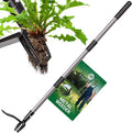 Suchtale Metal WeederStand Up Weed Puller Tool with Long Handle – Heavy-Duty All-Metal Weeder with Upgraded Pincer Claw – Pull Weeds from The Root Without Bending Pulling or Kneeling