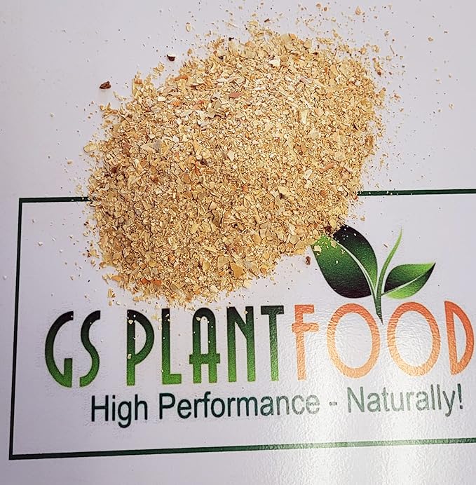 GS Plant Foods Crab Shell Natural Fertilizer Magnesium &amp Calcium Slow Release Micronutrients for Plants Tomatoes Flowers &amp Vegetables 3-3-0 8 pounds