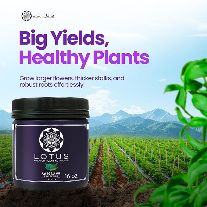 Grow Pro Series - Hydroponic Plant Nutrients and Fertilizer Water Soluble Plant Food - Massive Roots Made for Coco Coir Hydro &amp Soil Enhances Flowering &amp Fruiting Indoor &amp Outdoor Gr
