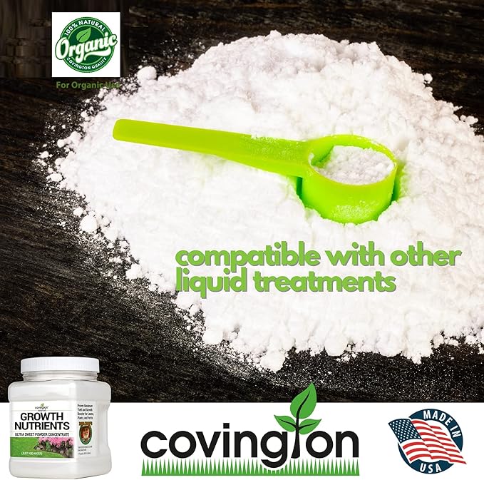Covington Naturals BRIX Booster Growth Nutrients Powder Sweet Powder Concentrate Soil Plant Food Pure Dextrose Sugar for Plants Soil Food Nutrient Enhancer for Lawn and Garden