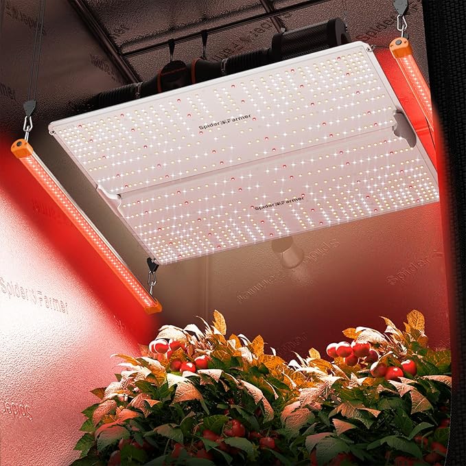 Spider Farmer SUPP-R30 Red LED Grow Light Bars 23.6 Long 660nm Deep Red Supplemental Light for Indoor Grow Tents