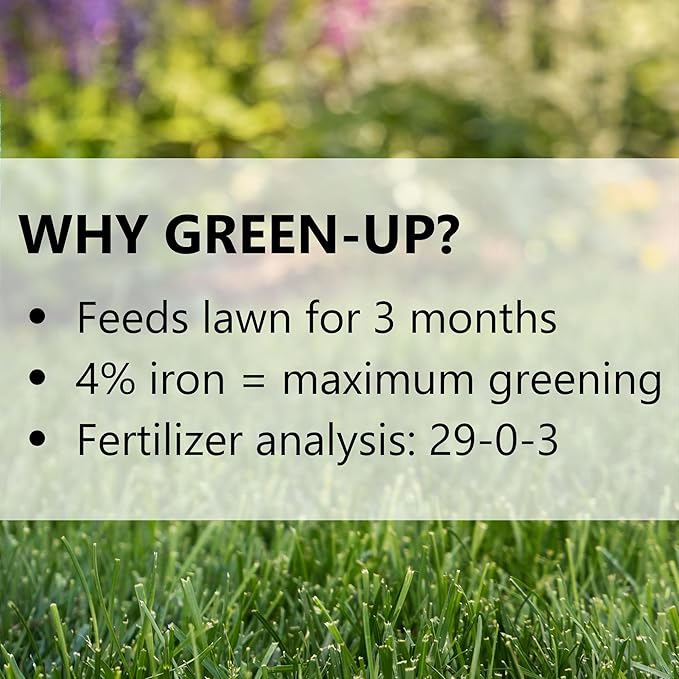 Jonathan Green (11989) Green-Up Lawn Food - 29-0-3 Grass Fertilizer (15000 Sq. Ft.)
