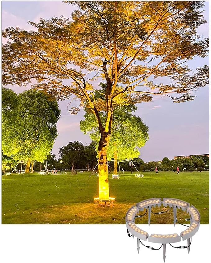 Outdoor Ring Tree LightSolar Energy Landscape Lightingfor Trees Garden(6 Sets)
