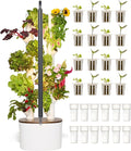 Gardyn Studio 1 Vertical Hydroponics Growing System Kit - 16 Non-GMO Plants Herbs Vegetables - Tower Garden - Hydroponic Herb Garden Planter Indoor Kit - Indoor Gardening System with LED Grow Lights