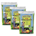 100% Pure Organic Mineral-Dense Worm Castings Fertilizer 30lbs - Improves Soil Fertility and Aeration for Growing Better Houseplants Vegetables and More Pack of 3