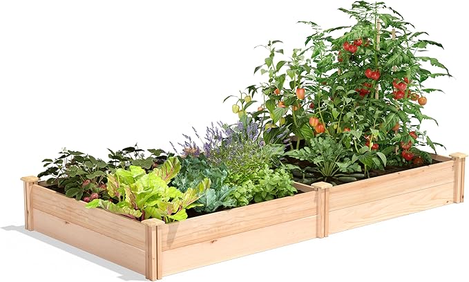 Greenes Fence Premium Cedar Raised Garden Bed 36 x 72 x 11 (3/4 Thick) - Made in USA with North American Cedar