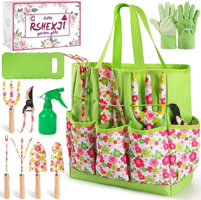 Women's Gardening Tools 10-Piece Printed Set Garden Tools Set