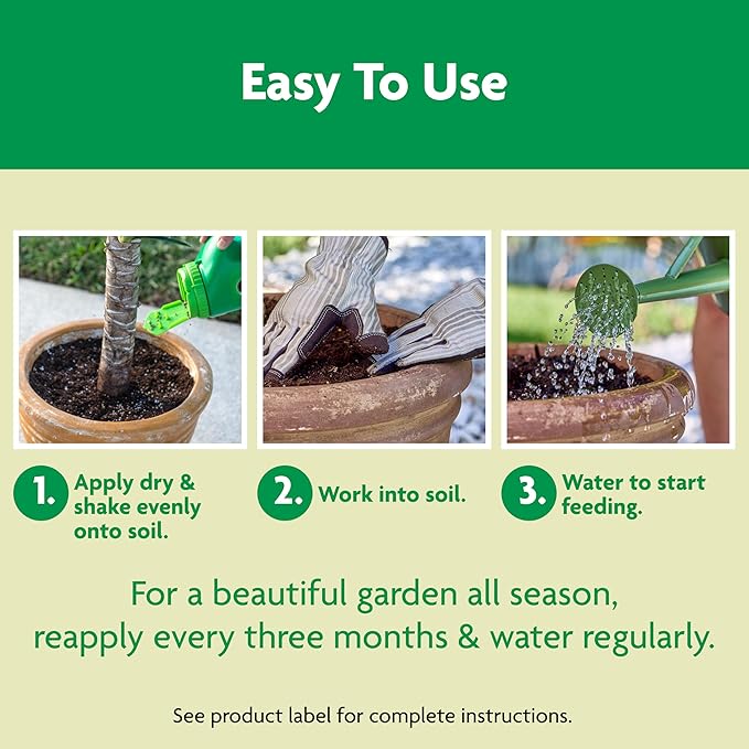 Miracle-Gro Shake 'N Feed Palm Plant Food For Container and In-Ground Plants Palm Trees Cycads and Tropical Plants 4.5 lbs.