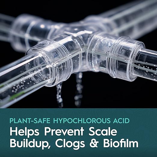Flow Quart | Non-Toxic Hypochlorous Acid Solution | Maintain Clean Irrigation Systems and Healthy Root Zones