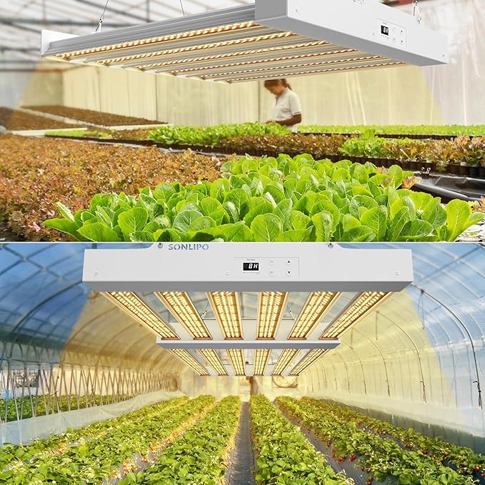 2024 New SPF2000 PRO 200W LED Grow Light 3x3ft Coverage with Veg &amp Bloom Dimmer Timer Full Spectrum Grow Lamps for Indoor Plants Seeding Flowering LED Plant Light Fixture