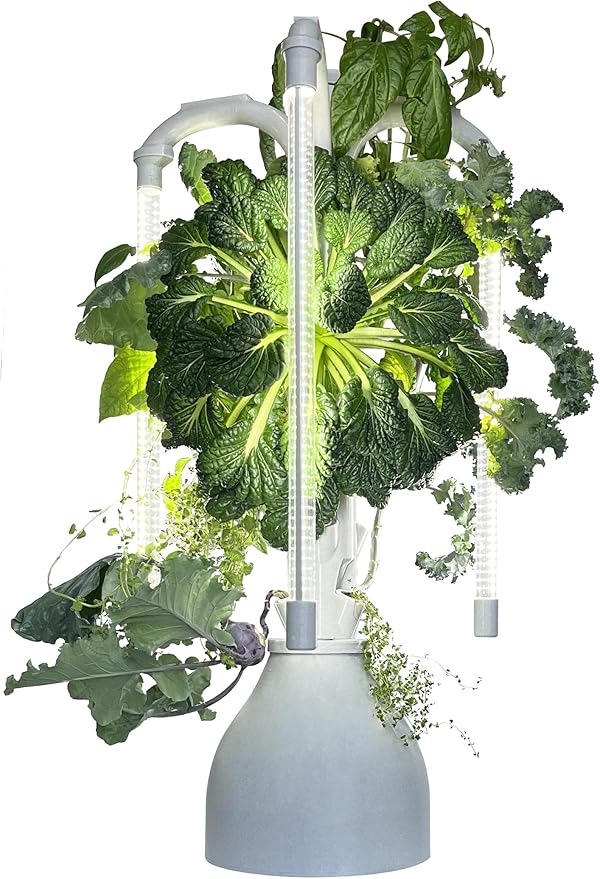 The Hydro Tower® Hydroponic Gardening Tower | Lights Included | Self Watering | Simple Setup | Easy Upkeep | Fast Growth
