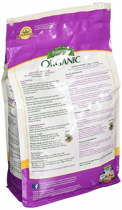 Espoma FT4 4-Pound Flower-Tone 3-4-5 Blossom Booster Plant Food (4)
