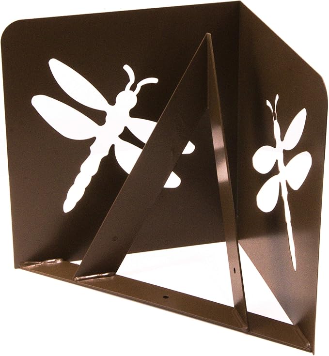Garden Bloom 11023BL Bloom Dragonfly Instabrace Garden Flower Raised Bed Corners 9.5 Brown