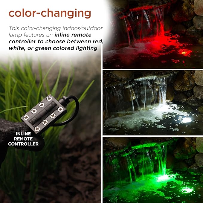 Alpine Corporation Outdoor 72 Count Super Bright LED Lights with Transformer and Inline Controller