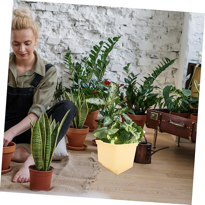 Sosoport Planting Basket Hydroponic Plants Bucket Soilless Flowerpot for Indoor Vegetable Garden