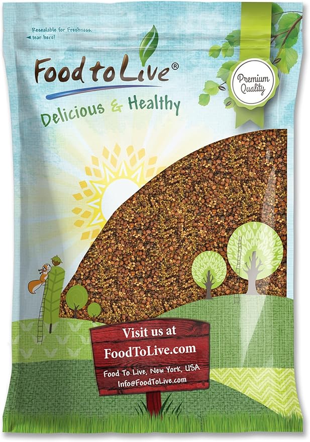 Food to Live Salad Mix of Sprouting Seeds 10 Pounds – Broccoli Clover Radish Alfalfa Kosher Raw Vegan