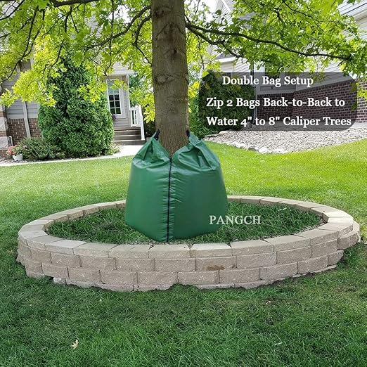 Tree Watering Bag 20 Gallon Slow Release Tree Watering Bags-Drip Irrigation Bag for Newly Planted or Established Trees (3 Pack)