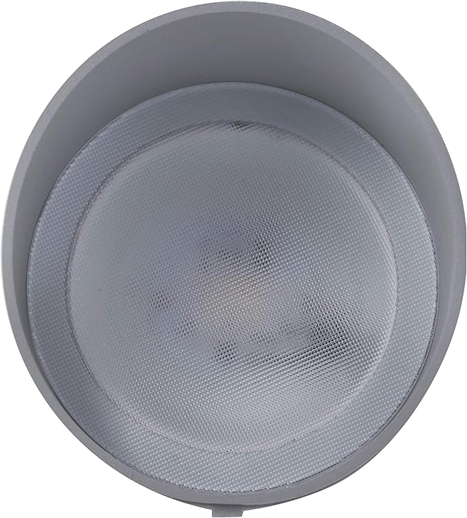 Nuvo 62/1208 One Light 12.2-Inch LED Landscape Floodlight 12W/120V 3000K/1240 Lumens Light Gray