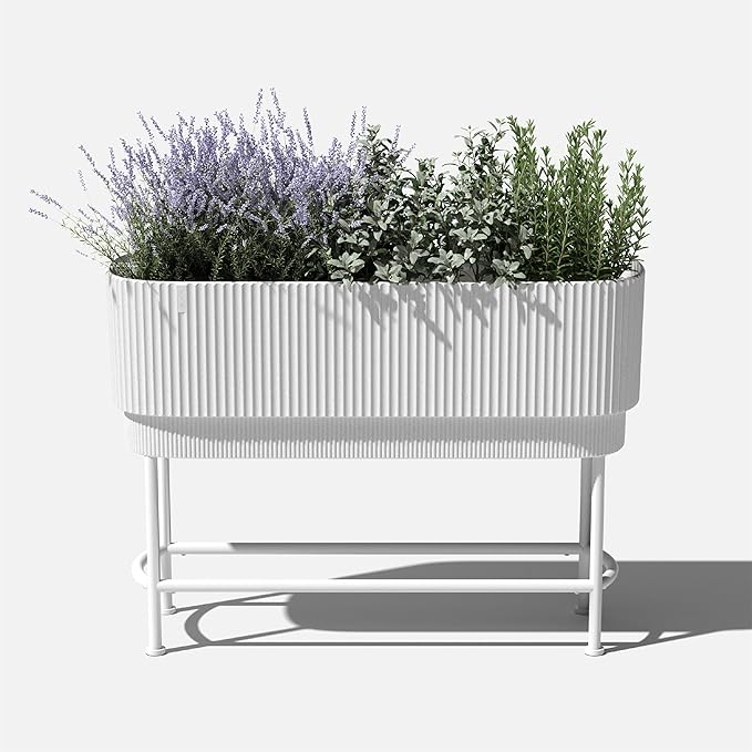 Veradek Demi Series Raised Garden Bed w/Stand - Self-Watering Planter for Backyard &amp Garden | All-Weather Use