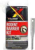Xcluder Rodent Control Fill Fabric Large DIY Kit with Inspection and Fit Tool Stainless Steel Wool Stops Rats and Mice