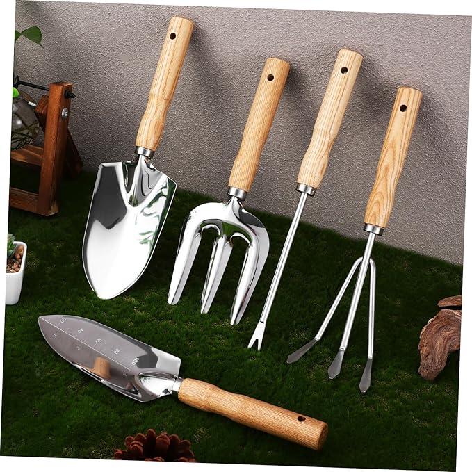 Mipcase Stainless Steel Garden Tool Set Toolkit for Men Women Plant Care Tools Gardening Gifts