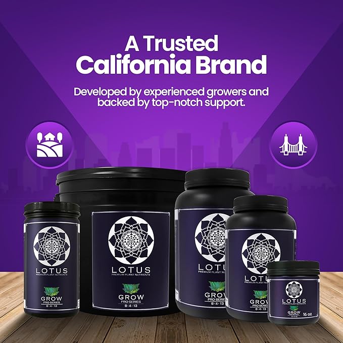 Grow Pro Series - Hydroponic Plant Nutrients and Fertilizer Water Soluble Plant Food - Massive Roots Made for Coco Coir Hydro &amp Soil Enhances Flowering &amp Fruiting Indoor &amp Outdoor Gr