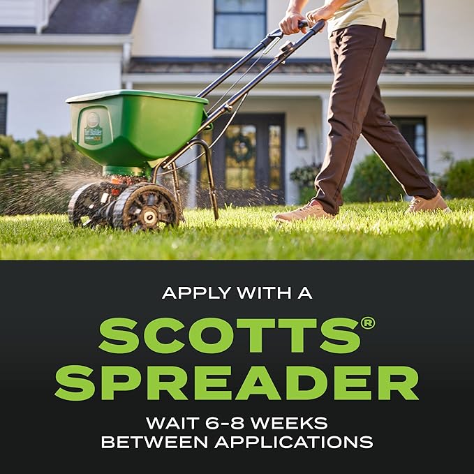 Scotts Turf Builder Triple Action for Moss Control - Moss Killer and Lawn Fertilizer Lawn Care Covers Up to 4000 sq. ft. 20 lb.