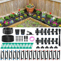 100FT Drip Irrigation System for Garden 2026 Upgraded DIY Automatic Plant Watering Kit with Push-Fit Connectors 30 Water-Saving Adjustable Drip Emitters for Yard Lawn &amp Greenhouse