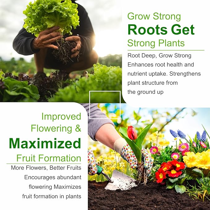 Go Garden Zinc Sulphate (33%) Fertilizers - Boost Plant Growth and Health (Zinc 33% and Sulphur 15%) Micronutrient Fertilizer for All Types of Plants Lawn and Gardening 250 G