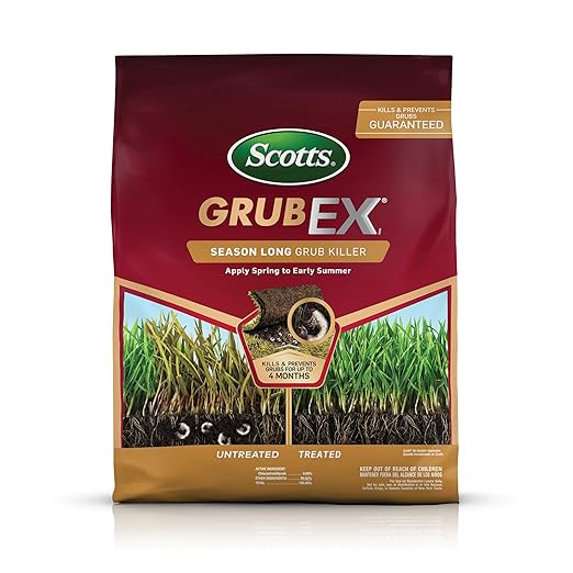 Scotts GrubEx1 Season Long Grub Killer for Lawns - Protects Lawns Up to 4 Months 5000 sq. ft. 14.35 lbs.