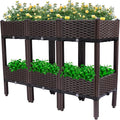 DYRABREST Raised Garden Bed Raised Garden Bed with Legs Planters for Outdoor Plants Planter Box for Indoor Outdoor Vegetables Fruits Potato Flowers Great for Outdoor Patio Deck and Balcony