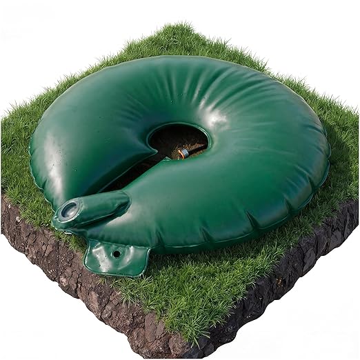 HIRALIY 15 Gallon Tree Watering Bag 4 Pack Watering Ring Slow Release 1-5 Days Deep Root &amp Automatic Drip Irrigation System for Multi-Trunk Newly Planted Small Trees and Shrubs