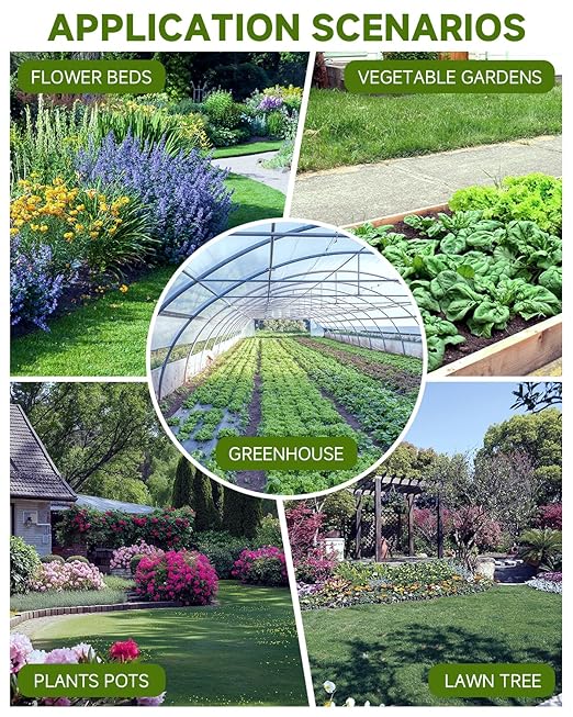 Drip Irrigation System for Watering Garden: 65FT 360° Hydroponic Misting Device Kit with Quick Connector Hose Barbed Accessories for Potted Plants Outdoor Indoor Greenhouse Raised Beds