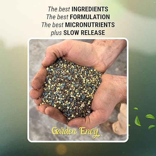 13-13-13 Slow Release All-Purpose Professional Fertilizer with Micronutrients for Lawns Flowers Trees Shrubs &amp Vegetable Gardens 7 lbs