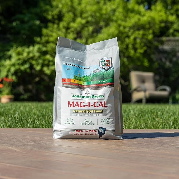 Jonathan Green (11353) Mag-I-Cal Soil Food for Lawns in Acidic Soil - Soil Amendment for Grass (5000 Sq. Ft.)