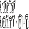 Low Voltage Landscape Lights 6 Pack+Outdoor Landscape Lights 4 Pack+Extendable Lights 2 Pack
